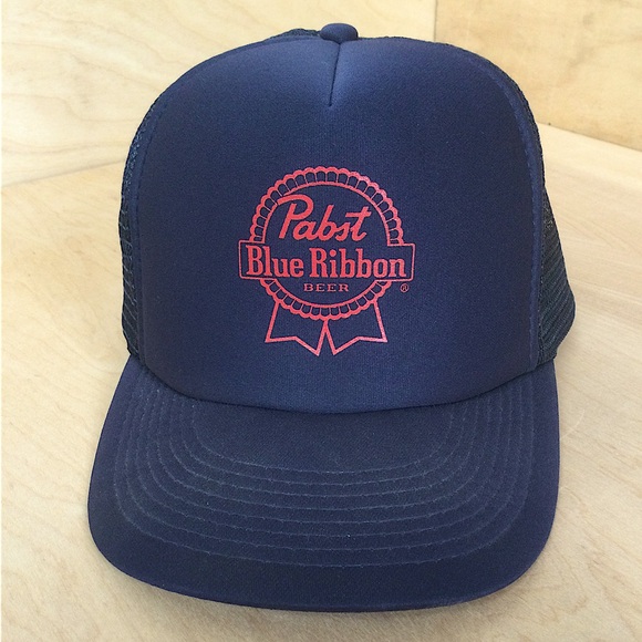 Pabst Blue Ribbon Snap Back Trucker Hat - Picture 2 of 5